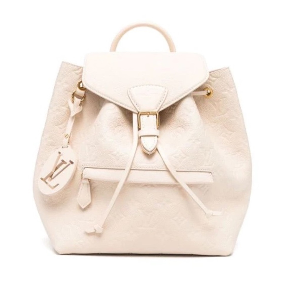 RARE Louis Vuitton Montsouris Backpack in New Crème Empriente Leather - SOLD OUT